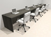 Five Person Modern No Panel Office Workstation Desk Set, #OT-SUS-SPN20