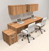 Two Person Modern No Panel Office Workstation Desk Set, #OT-SUS-SPN46