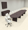 Racetrack Cable Management 16' Feet Conference Table, #OF-CON-CRP30