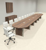 Racetrack Cable Management 24' Feet Conference Table, #OF-CON-CRP60