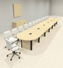 Racetrack Cable Management 26' Feet Conference Table, #OF-CON-CRP66