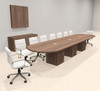 Modern Racetrack 16' Feet Conference Table, #OF-CON-CRQ28