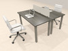 2 Person Modern  Metal Leg Office Workstation Desk Set, #OT-SUL-FPM5