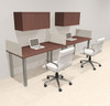 2 Person Modern  Metal Leg Office Workstation Desk Set, #OT-SUL-SPM52