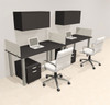 2 Person Modern  Metal Leg Office Workstation Desk Set, #OT-SUL-SPM79