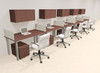 5 Person Modern  Metal Leg Office Workstation Desk Set, #OT-SUL-SPM92