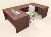 4pcs U Shaped 60"w X 102"d Modern Executive Office Desk, #OT-SUS-U2