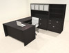 7pcs U Shaped 60"w X 102"d Modern Executive Office Desk, #OT-SUS-U14