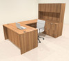 5pcs U Shaped 60"w X 102"d Modern Executive Office Desk, #OT-SUS-U26