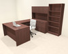 6pcs U Shaped 60"w X 102"d Modern Executive Office Desk, #OT-SUS-U72