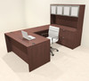 5pcs U Shaped 60"w X 102"d Modern Executive Office Desk, #OT-SUS-U82