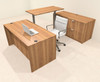 4pcs U Shaped 60"w X 102"d Modern Executive Office Desk, #OT-SUS-UH6