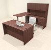 5pcs U Shaped 60"w X 102"d Modern Executive Office Desk, #OT-SUS-UH17