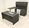 5pcs U Shaped 60"w X 102"d Modern Executive Office Desk, #OT-SUS-UH25