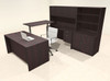 7pcs U Shaped 60"w X 102"d Modern Executive Office Desk, #OT-SUS-UH33