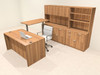 7pcs U Shaped 60"w X 102"d Modern Executive Office Desk, #OT-SUS-UH56