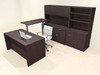 7pcs U Shaped 60"w X 102"d Modern Executive Office Desk, #OT-SUS-UH58
