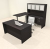 5pcs U Shaped 60"w X 102"d Modern Executive Office Desk, #OT-SUS-UH79