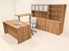 pcs U Shaped 60"w X 102"d Modern Executive Office Desk, #OT-SUS-UH101