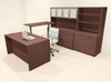pcs U Shaped 60"w X 102"d Modern Executive Office Desk, #OT-SUS-UH102