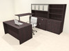 7pcs U Shaped 60"w X 102"d Modern Executive Office Desk, #OT-SUS-UH118