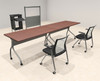 2pcs I Shape 10' Feet Nesting Training / Conference Table, #OT-SUL-T2-A