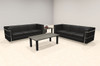 2pcs 6 Person Modern Office LeatherSoft SOFA Set, #UF-REG-SF2-D