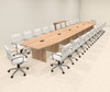 Modern Boat Shaped 26' Feet Conference Table, #OF-CON-C163