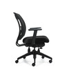 Mid Mesh Back Black Mesh Cushion Office Chair, #OT-023