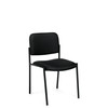 Low Patterned Fabric Black Patterned Fabric Cushion Office Stack Chair, #OT-058