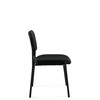 Low Patterned Fabric Black Patterned Fabric Cushion Office Stack Chair, #OT-058