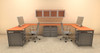 Two Persons Modern Executive Office Workstation Desk Set, #OF-CON-S16