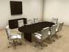 Modern Racetrack 10' Feet Conference Table, #OT-SUL-C12