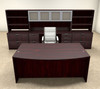 10pc Fan Front Modern Executive Office Desk Set, #OT-SUL-D15