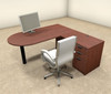 3pc L Shaped Modern Executive Office Desk, #OT-SUL-L18