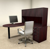 4pc L Shaped Modern Executive Office Desk, #OT-SUL-L23