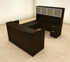 5pc U Shaped Modern Office Reception Desk, #OT-SUL-R12