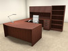 6pc U Shaped Modern Executive Office Desk, #OT-SUL-U30