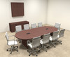 Modern Racetrack 10' Feet Conference Table, #OF-CON-C2