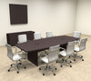 Modern Boat Shapedd 10' Feet Conference Table, #OF-CON-C58