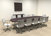 Modern Racetrack 12' Feet Conference Table, #OF-CON-C8