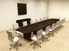 Modern Boat Shapedd 20' Feet Conference Table, #OF-CON-C85