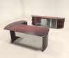 5pc Modern Contemporary L Shaped Executive Office Desk Set, #MT-MED-O32