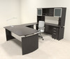 5pc Modern Contemporary U Shaped Executive Office Desk Set, #MT-MED-U6
