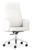 Chieftain High Back Office Chair White, ZO-206081