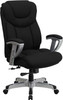 Big & Tall 400 lb. Capacity Big & Tall Black Fabric Office Chair with Arms , #FF-0291-14