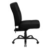 Big & Tall 400 lb. Capacity Big & Tall Black Fabric Office Chair with Extra WIDE Seat , #FF-0294-14