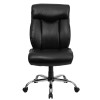 Big & Tall 350 lb. Capacity Big & Tall Black Leather Office Chair , #FF-0298-14