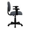Mid-Back Ergonomic Gray Fabric Task Chair with Adjustable Arms , #FF-0352-14