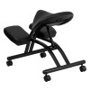 Ergonomic Kneeling Chair with Black Saddle Seat , #FF-0430-14